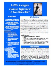 Little League Elbow